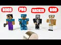 Minecraft NOOB Vs PRO Vs HACKER Vs GOD How To Fight Monster Magnets