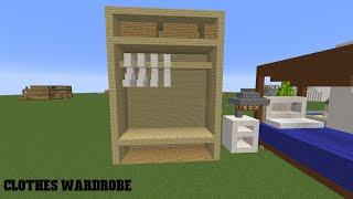 Clothes wardrobe in Minecraft