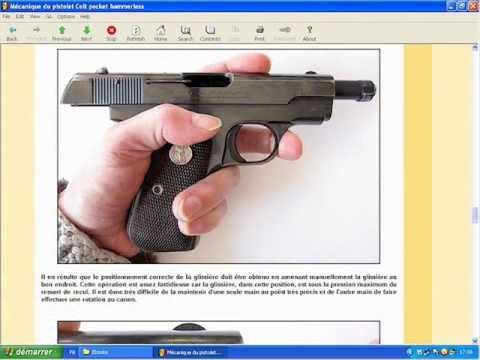 Mécanique du Colt 1903 et 1908 Video