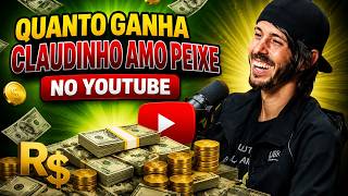 QUANTO GANHA O CANAL CLAUDINHO AMO PEIXE ? | GANHOS REAIS 2026