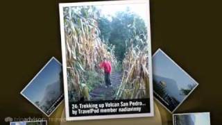 preview picture of video 'Volcan San Pedro - San Pedro La Laguna, Lake Atitlan, Western Highlands, Guatemala'
