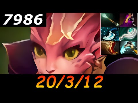Dota 2 Dark Willow 7986 MMR 20/3/12 (Kills/Deaths/Assists) Ranked Full Gameplay