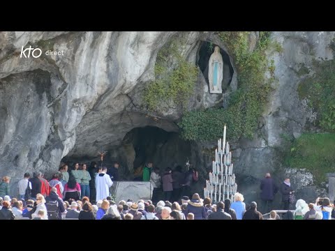 Chapelet du 25 mars 2023 à Lourdes