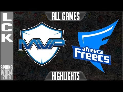 MVP vs AFS Highlights ALL GAMES | LCK Week 8 Spring 2018 W8D2 | MVP vs Afreeca Freecs
