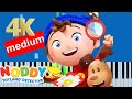 Make Way For Noddy Toyland Detective Theme Song Slow Medium Piano Tutorial 4K