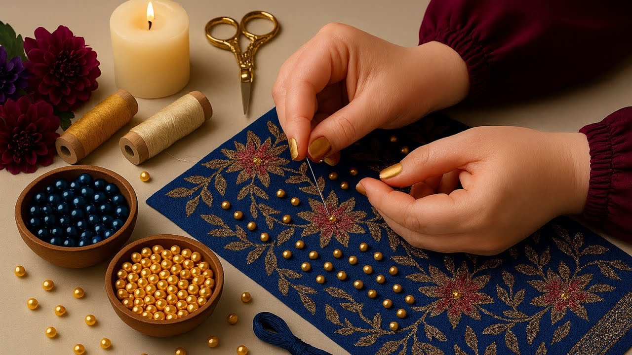 Look at what I made with these beautiful pearls!!! 😱😍