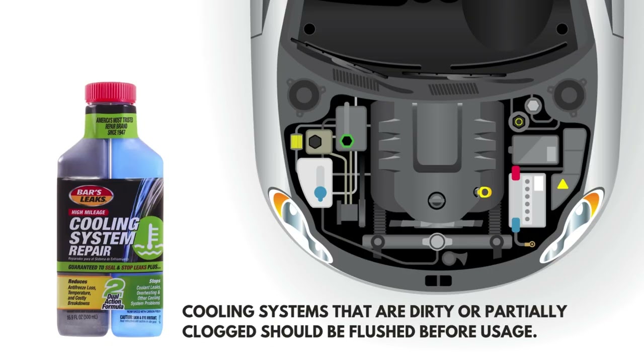 HOW TO USE BAR'S LEAKS COOLING SYSTEM REPAIR (p/n 1150)