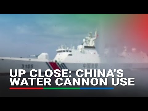 Philippines says China Coast Guard used water cannon on its vessels