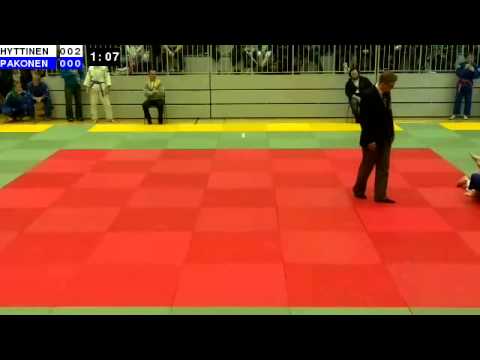 Judo U18 SM 2014: P18-66: HYTTINEN - PAKONEN