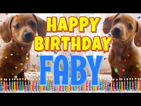 Happy Birthday Faby! ( Funny Talking Dogs ) What Is Free On My Birthday