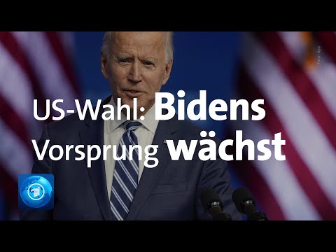 Auszählung der US-Wahl: Bidens Vorsprung wächst, Trump spricht weiter von Wahlbetrug