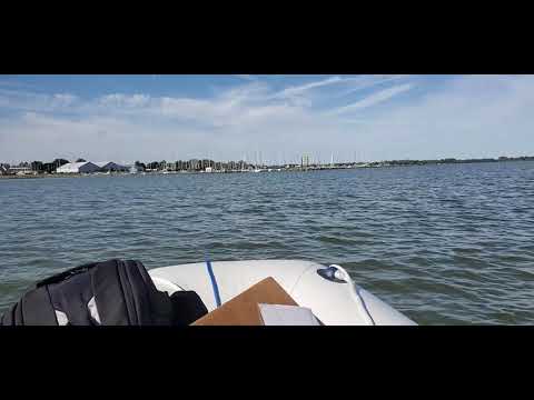 Brig raft with Johnson 8 hp outboard