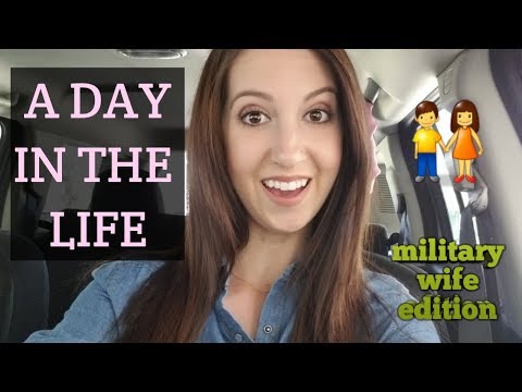 A DAY IN THE LIFE OF A MILITARY WIFE | ERIKA ANN Video