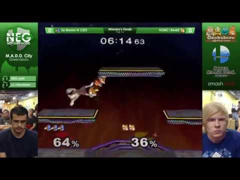 MADD City Greensboro Top 16 WF - VGBC | Redd (Fox/Marth) vs Ja Momz @ CEO (Falco)
