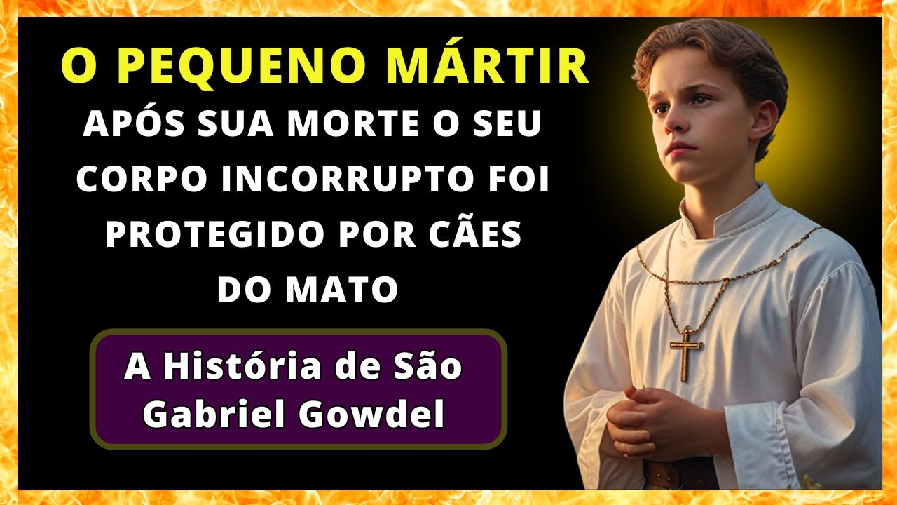 ✝️São Gabriel Gowdel APÓS SUA MORTE O SEU CORPO INCORRUPTO FOI VIGIADO POR CÃES DO MATO🕊️