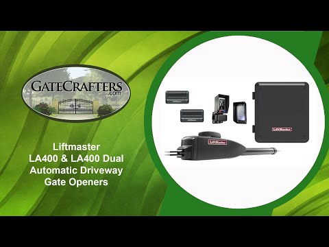 How To Use LiftMaster LA400 Single and Dual Driveway Gate Openers