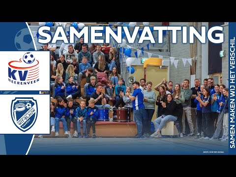 HEERENVEEN VERRAST WIT-BLAUW MET EERSTE NEDERLAAG | Samenvatting Heerenveen 1 - Wit-Blauw 1