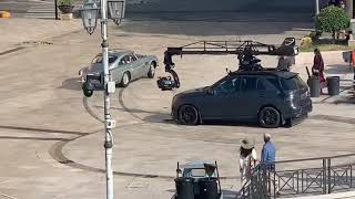 James Bond - No Time To Die: Filming Aston Martin DB5 Char Chase, Matera, Italy V2
