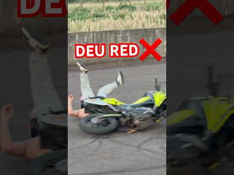 Dessa vez deu errado 🥲 #grau #motos #sahara300