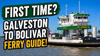 How to Walk On the FREE Galveston - Boliver Ferry