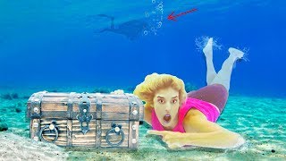 Finding SECRET HiDDEN TREASURE at Bottom of LAKE! (Video deleted while exploring mystery clues)