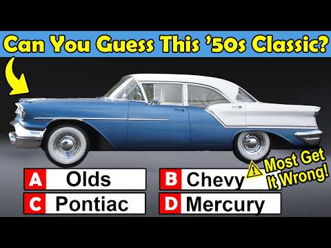 Remember These 1950s Classic Cars? Start the Quiz Now...