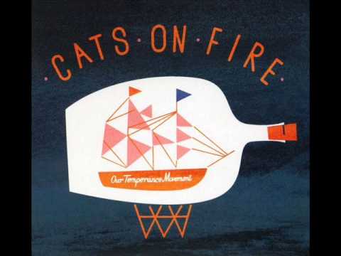 Fabric - Cats on Fire