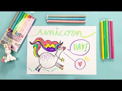 Flomasteriai CARIOCA PASTEL, 8 vnt. video