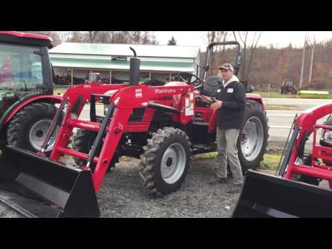 Mahindra 5545 Shuttle w/ Loader Tractor Walk Around