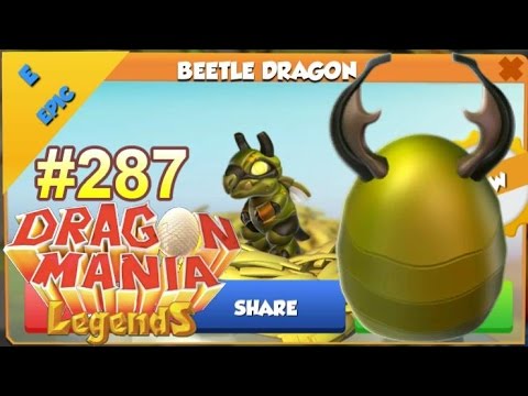 Beetle Dragon Hatching + Enchantment Fights! - Dragon Mania Legends #287 (NO COMM)
