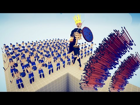 SKELETON ARMY + GIANT vs EVERY GOD - Totally Accurate Battle Simulator TABS