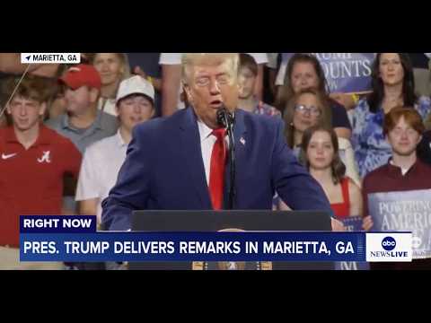 President Trump delivers remarks to high school students in Marietta, GA: LIVE