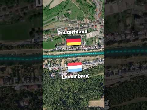 Germany's craziest border? With Luxembourg! #history #geo #geography