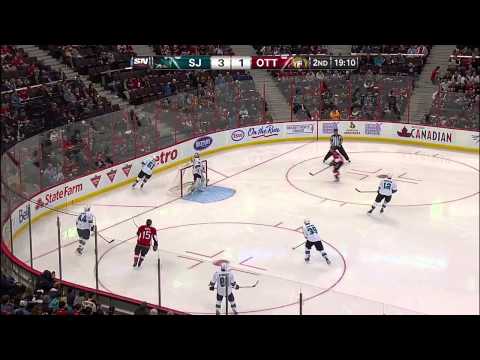 Karlsson highlights vs Sharks October 27, 2013