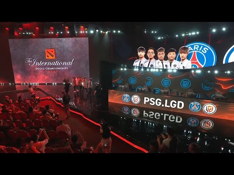 PSG LGD MISSING the entrance vs Team Secret Team Introduction TI11 The International 2022