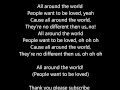 Justin bieber ft ludacris all around the world lyrics