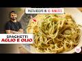 AGLIO E OLIO PASTA IN 10 MINUTES Quick Easy Italian Pasta Recipe Chef Sanjyot Keer