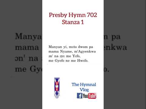 Presby Hymn 702 Stanza 1 #presbyhymns #hymnal #churchhymnal #pcg