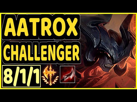 EVROT (AATROX) vs VARUS - 8/1/1 KDA MID CHALLENGER GAMEPLAY - BR