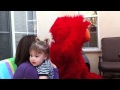 Elmo Arrives For Joelle S Birthday