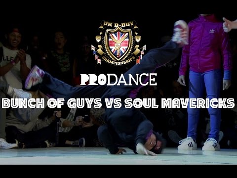 BUNCH OF GUYS VS SOUL MAVERICKS | UK B-Boy Championships 2014 - BBoy Crew Quarter Finals