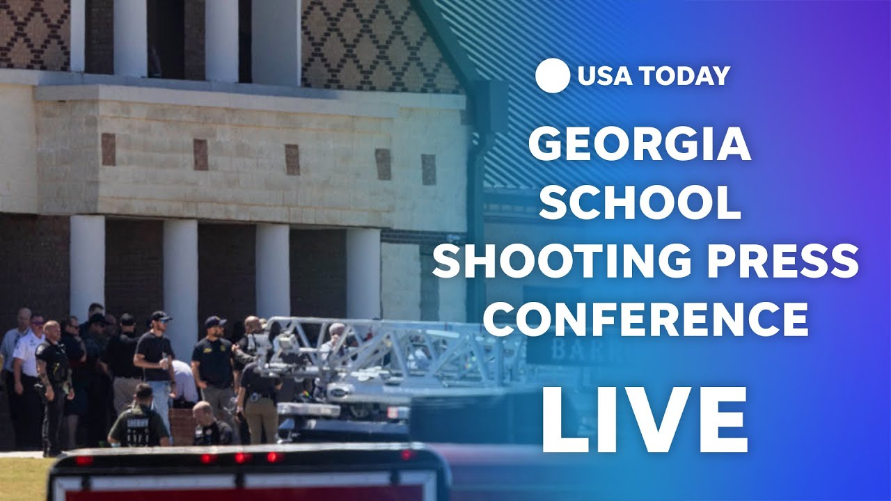 Watch live: Authorities hold news conference on school shooting in Georgia