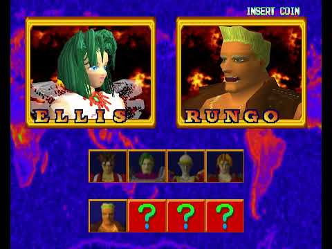 Battle Arena Toshinden 2 Arcade Ellis Gameplay