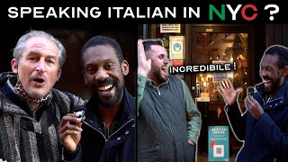 BLACK AMERICAN SHOCKS ITALIANS IN NEW YORK BY SPEAKING THEIR LANGUAGE