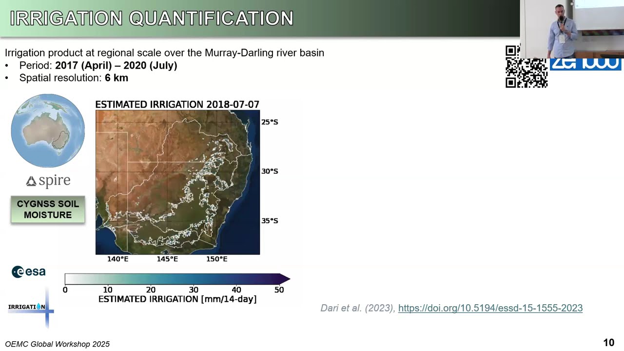 Jacopo Dari: Leveraging EO to monitor the most impactful human activity on the water cycle