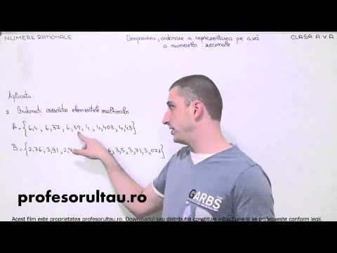 ordonarea fractiilor zecimale finite - profesorultau.ro