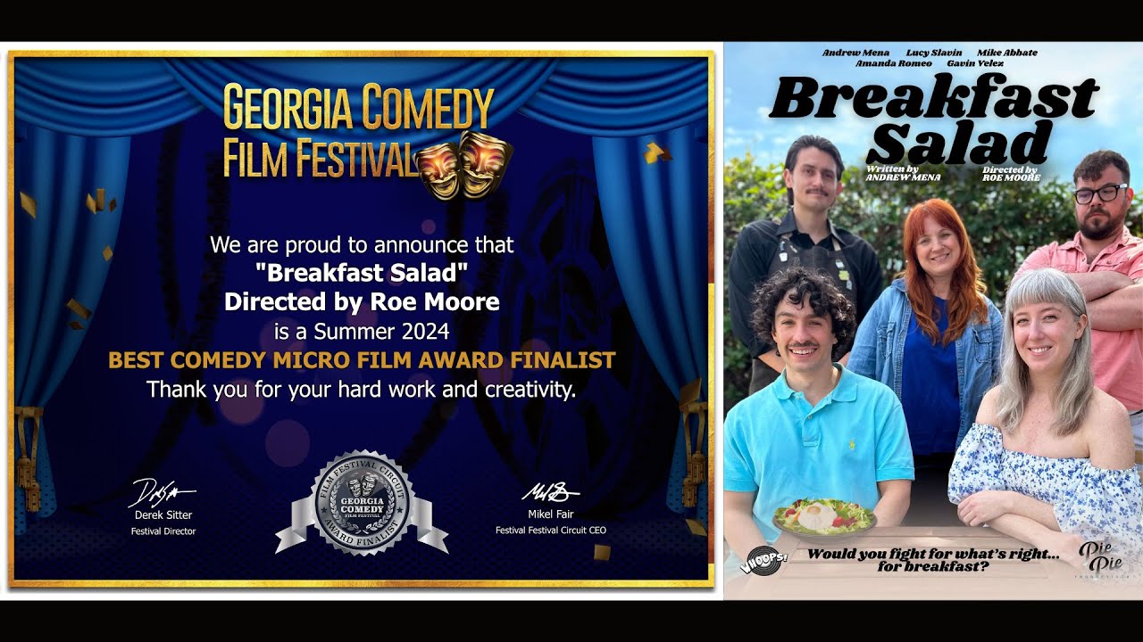 Breakfast Salad, Comedy Micro Film Interview with Roe Moore
