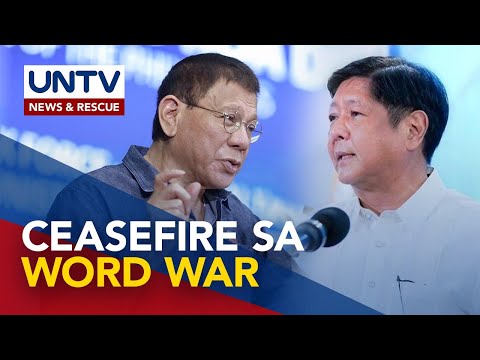 Ceasefire sa Marcos-Duterte word war, iniapela; Destab plot, tsismis lang ayon kay Sen. Imee
