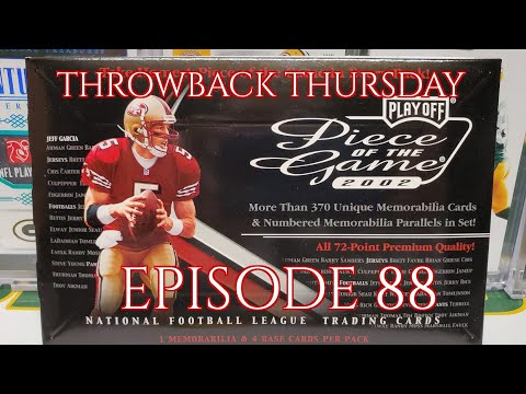 2002 Playoff Piece of the Game Football Hobby Box Opening. TBT EP 88 🔥