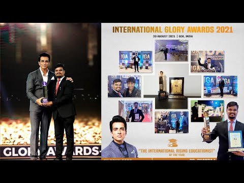 International Glory Award 2021 by Superstar Sonu Sood